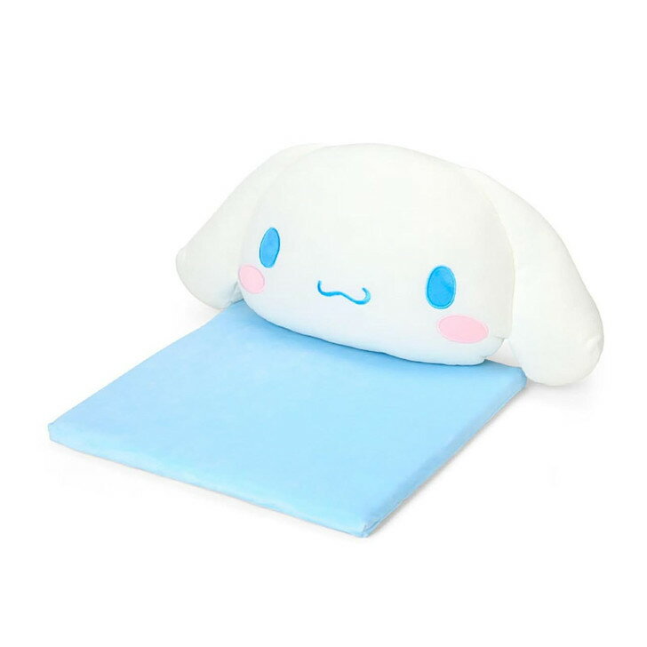 【震撼精品百貨】大耳狗 Cinnamoroll~日本三麗鷗Sanrio 大耳狗絨毛造型連體坐墊-大頭款*54835