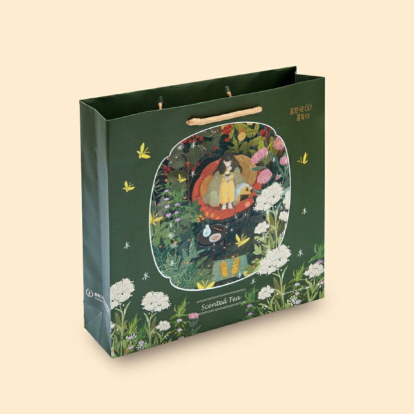 【喜憨兒】恬靜花園(B)花草茶禮盒｜手工餅乾 3