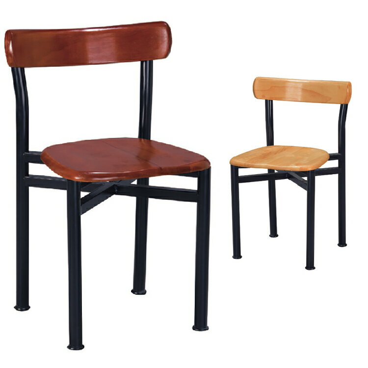 【 IS空間美學 】貝勒實木餐椅(2色) (2023B-343-14) 餐桌椅/餐椅/餐廳椅