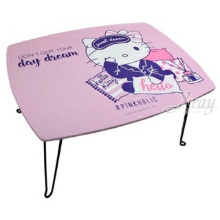 Hello Kitty 粉紅摺疊桌，和室桌/便利桌/電腦桌/茶几/摺疊桌/和室茶几桌/和室椅，X射線【C387284】