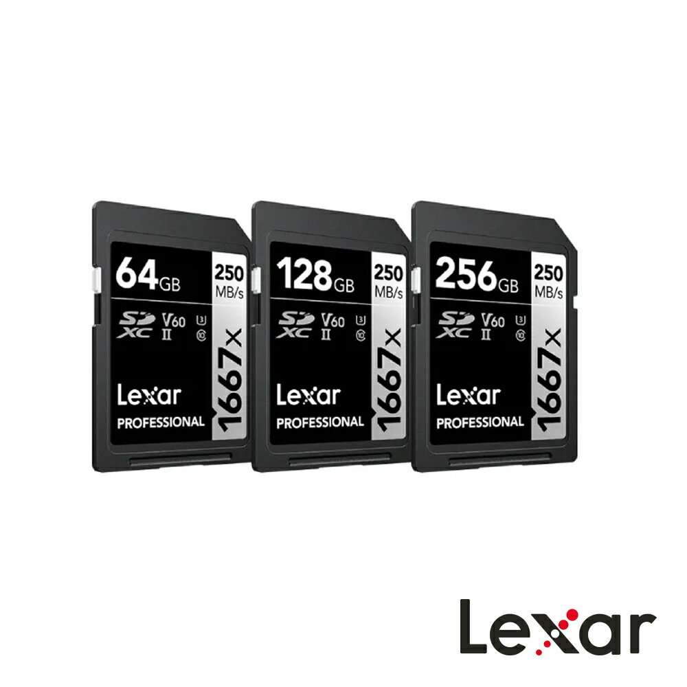 Lexar 雷克沙 Professional 1667x SDXC UHS-II 專業SD卡 公司貨