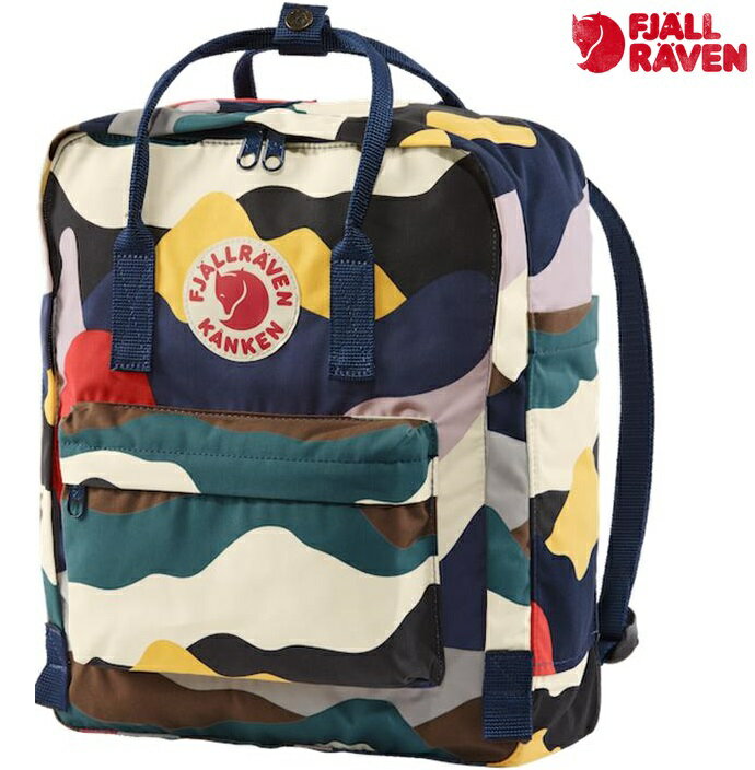 Fjallraven 小狐狸 Kanken Art 瑞典書包/空肯包 藝術家特別版 23610 970 夏季景觀