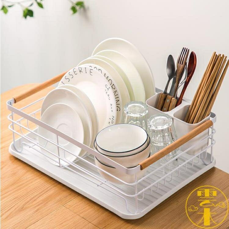 餐具收納架廚房用品置物架家用瀝水碗架放碗櫃【夏沐生活】