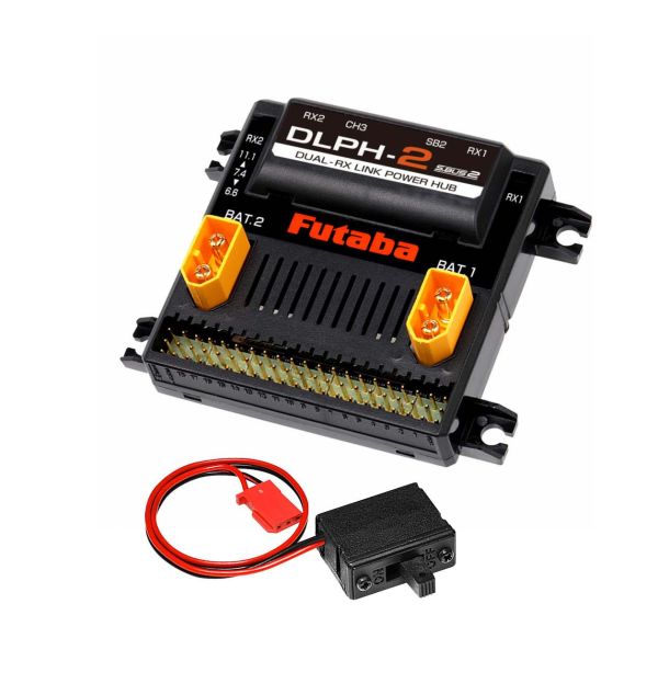 【車車共和國 】FUTABA 雙葉 DLPH-2 飛行航模用 雙連結系統 電源集線器【分期0利率】
