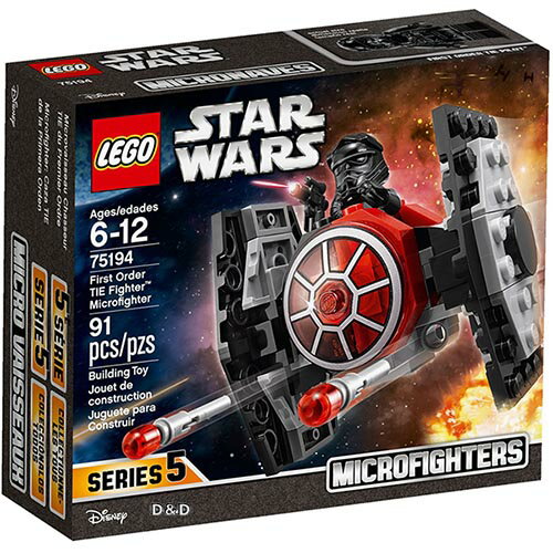 <br/><br/>  樂高積木 LEGO《 LT75194 》2018年STAR WARS 星際大戰系列 - First Order TIE Fighter? Microfighter<br/><br/>