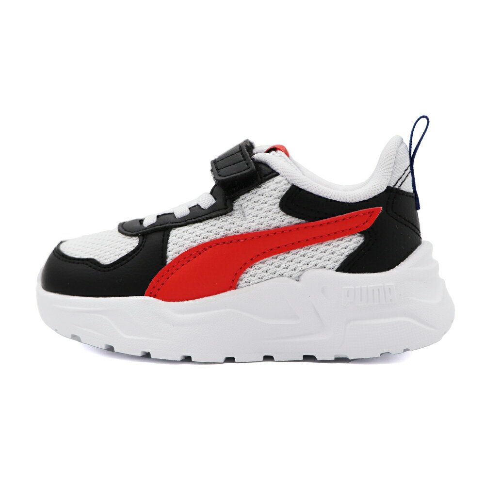 PUMA X-Ray Trinity Lite AC+Inf 魔鬼氈 運動鞋 童鞋 小童 白黑 S0515 (39148109)