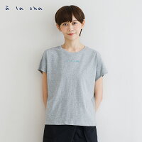 a la sha Logo拉漿印連袖T a la sha Logo拉漿印連袖T