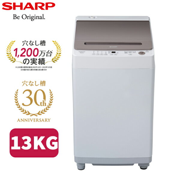 SHARP夏普 13KG 無孔槽變頻洗衣機 ES-ASG13T