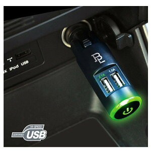權世界@汽車用品 韓國FOURING 點煙器 3.1A雙USB 180度可調式車用手機充電器(可充iPAD) DA851