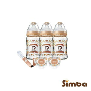 Simba小獅王辛巴新生蘿蔓玻璃奶瓶組(三色可挑) 984元