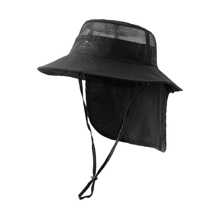 【巴黎精品】現貨+預購 防曬帽漁夫帽遮陽帽大帽簷戶外登山帽透氣速乾-護頸女帽子3色a1ay17