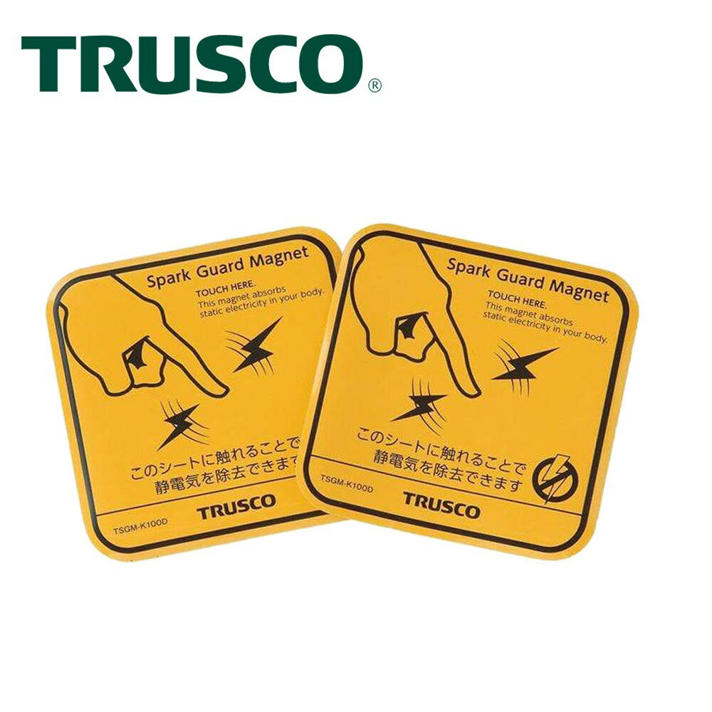 【Trusco】靜電去除磁鐵(大)-2入組 TSGM-K100D