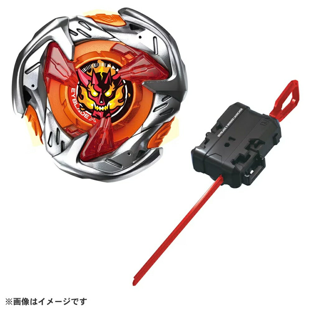 【御玩家】Takara Tomy BEYBLADE X 戰鬥陀螺X『UX-02 惡魔戰錘+BX-30 X發射器改造型握把』 4