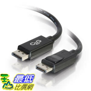 [9美國直購] DELL 電纜線 C2G 6ft Displayport Cable With Latches M/M - Black A7639742