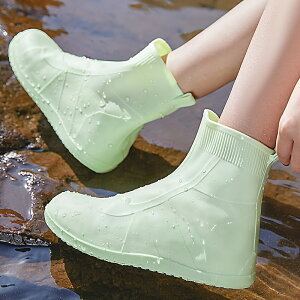 雨鞋防水套男女雨靴套下雨天套鞋夏季防滑耐磨硅膠鞋子套透明水鞋