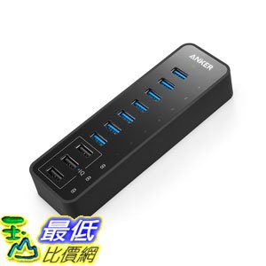 4美國直購] Anker 10孔 60W 集線器 USB 3.0 + PowerIQ 充電 USB-A Hub 10-Port AK-A7515111_PP5