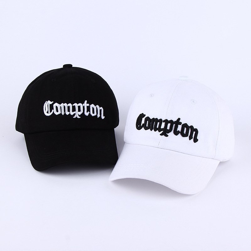 FIND 韓國品牌棒球帽 男女情侶 時尚街頭潮流 Compton字母刺繡 帽子 太陽帽 鴨舌帽 棒球帽