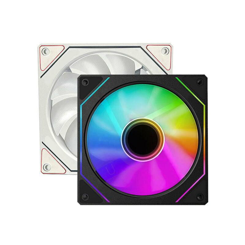稜鏡4pro ARGB機箱散熱風扇神光同步5V3針12CM正葉風扇機箱散熱器【北歐家居生活】