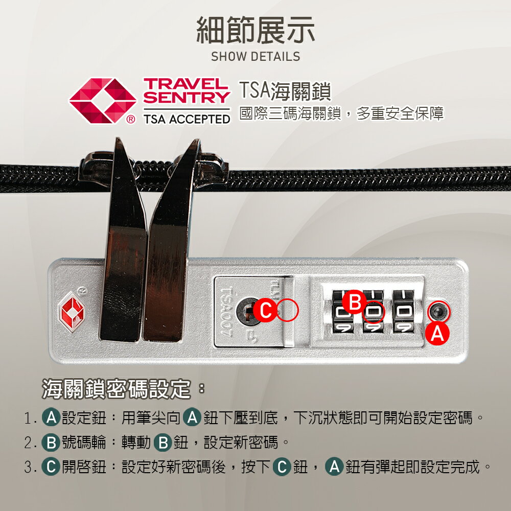 【Lynx 美國山貓】20吋第一代雙開登機箱、防爆拉鏈、避震雙排輪、TSA海關鎖、可加大 5