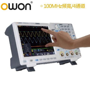 【最高22%回饋 5000點】  OWON XDS3104E(100MHz/4通道/觸控+內建電表+解碼+信號產生器)