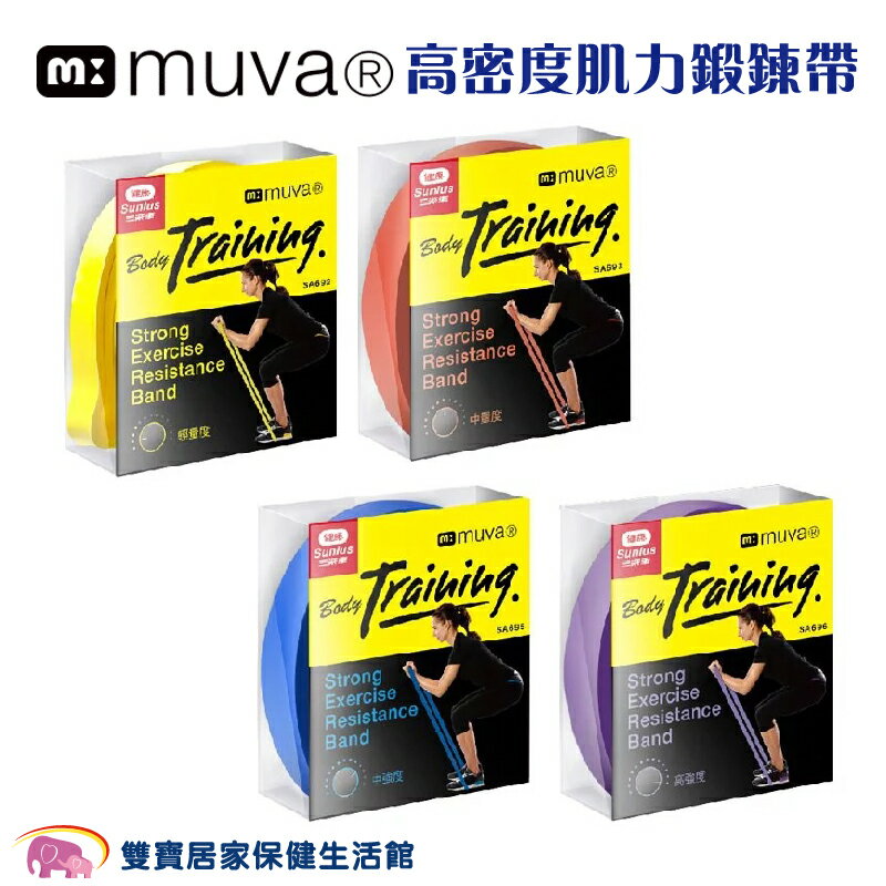 muva 高密度肌力鍛鍊帶 (輕量/中量/重量/極限)訓練肌耐力 健身塑型 熱身 強力伸展 在家運動 深蹲 練臀 阻力帶 訓練帶 翹臀帶 彈力帶