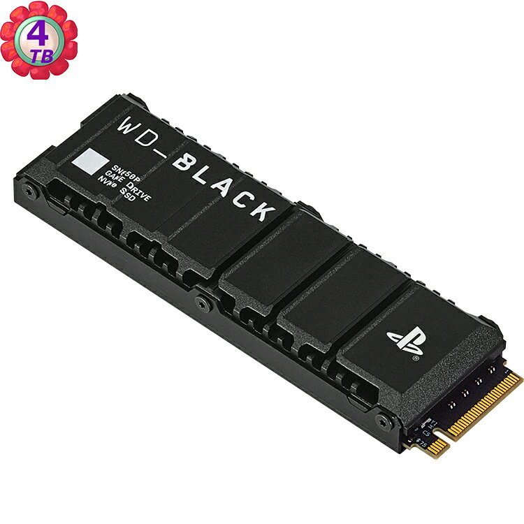 WD BLACK SN850P 4TB M.2 NVMe PCIe SSD OFFICIALLY LICENSED FOR PS5 公司貨 WDBBYV0040BNC｜APP賺6%點數回饋