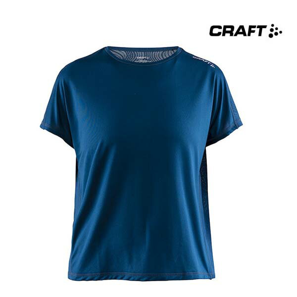 《台南悠活運動家》CRAFT瑞典 1907056 背部網紋透氣T恤 寶藍色