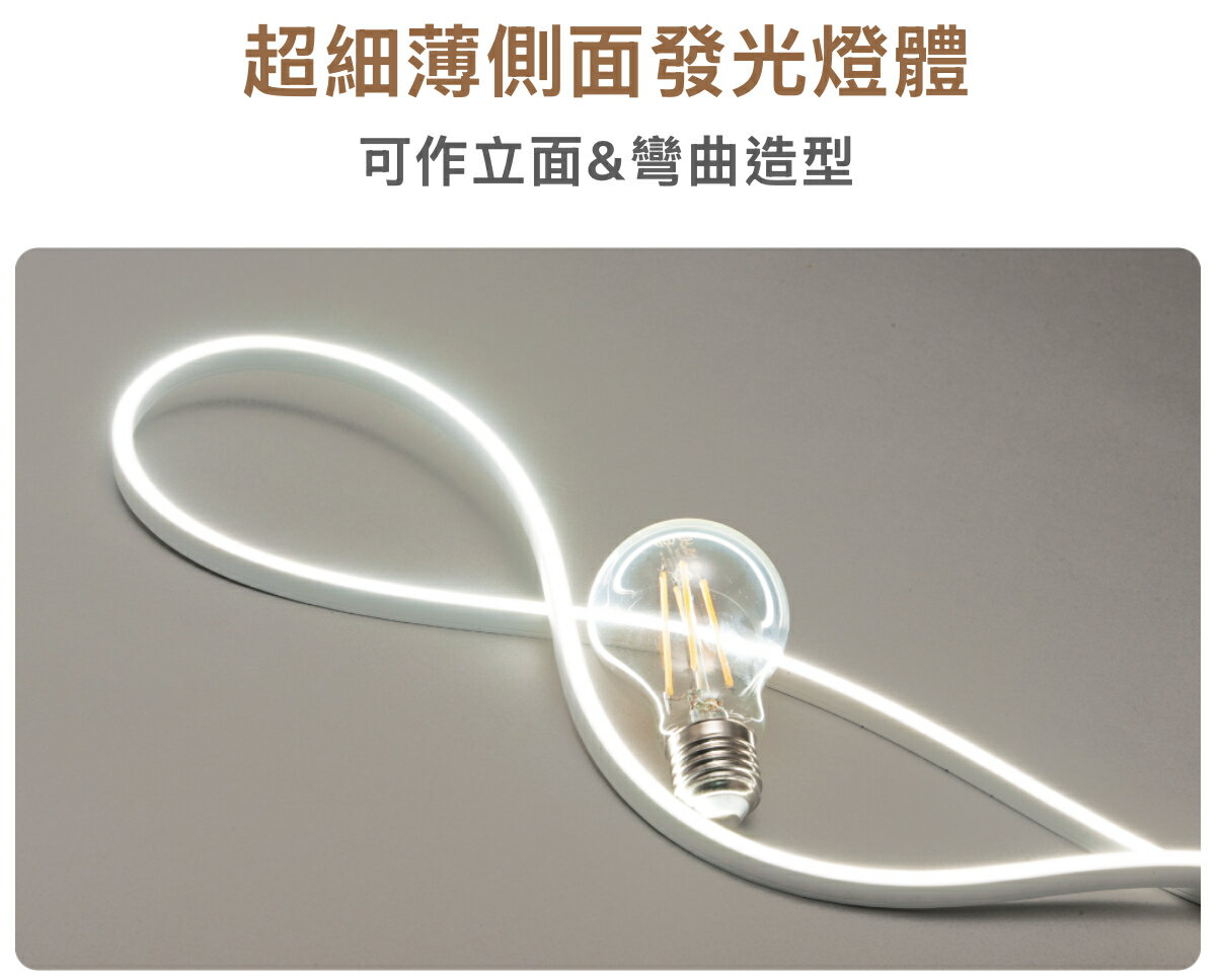 舞光LED 5mm側發光迷你霓虹軟條燈 DC24V 9W 側發光 軟條燈 燈帶 矽膠燈條 珪膠 另購驅動器 4
