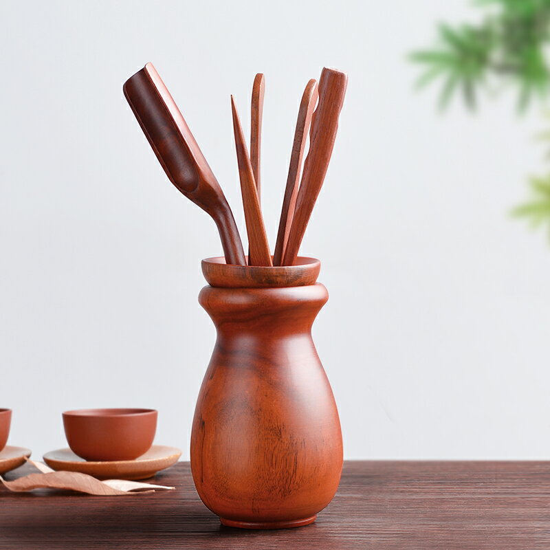 茶道六君子套裝茶夾子茶葉夾子茶鑷子6君子泡茶工具茶杯夾家用