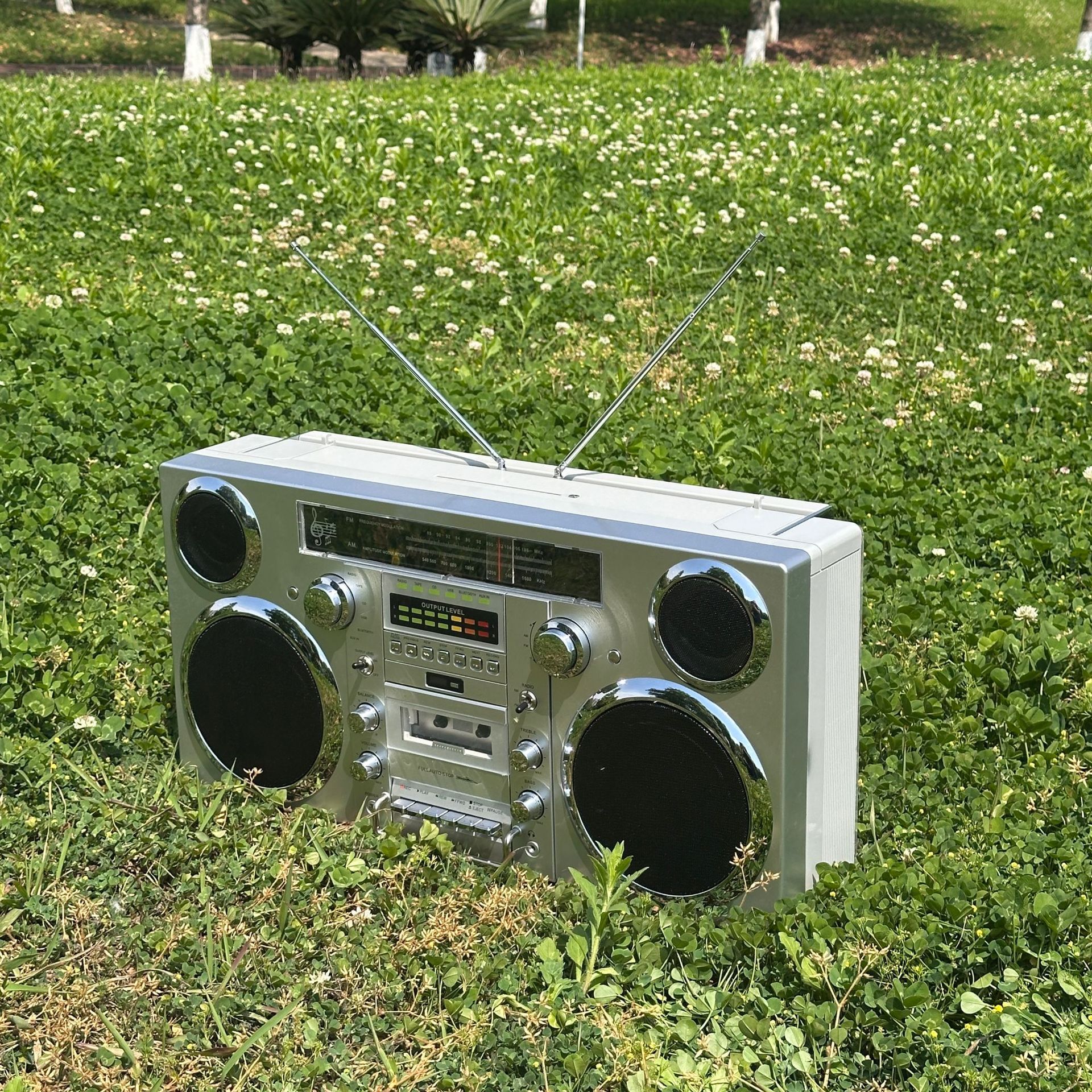 出歐美大型復古CD機磁帶機收音無線藍牙音響一體機高保真HIFI音質【北歐家居生活】