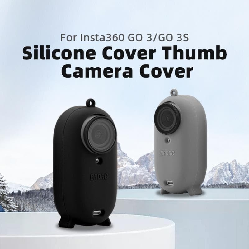 優品相容 Insta360 GO3/3S 拇指相機矽膠套運動相機機身保護配件