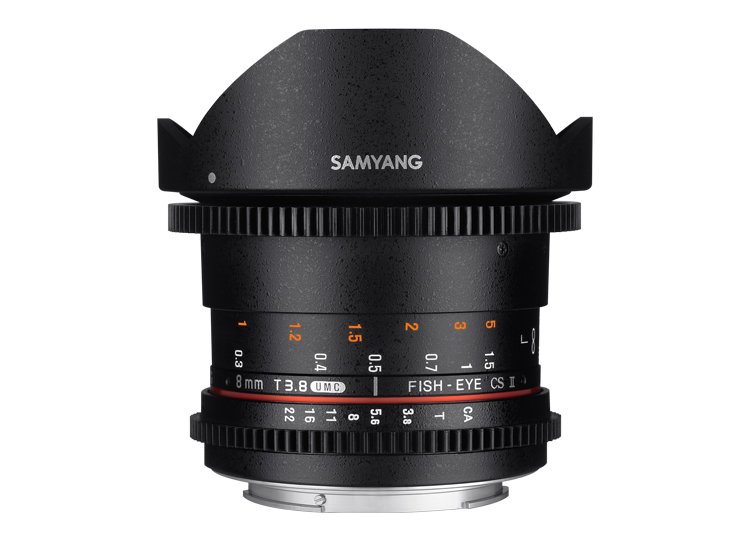 Samyang鏡頭專賣店:Samyang 8mm T3.8 Fisheye lens 4/3 II(保固二個月)