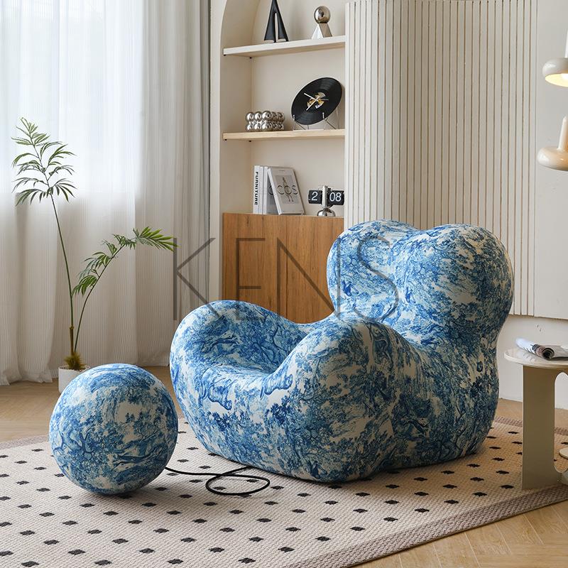 【KENS】沙發 沙發椅 北歐輕奢媽媽的懷抱沙發網紅設計師創意簡約客廳陽臺單人沙發椅