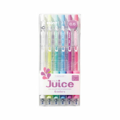 PILOT 百樂 果汁筆 JUICE 粉彩6色組 0.5mm /組 LJU-60EF-P-S6