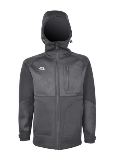 【【蘋果戶外】】AROPEC 2mm Neoprene 素黑 防風防寒保暖連帽外套 Coat-18-2mm 潛水外套