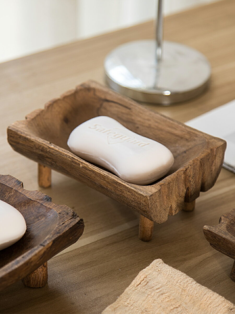 日式創意個性木質皂盒衛生間瀝水實木肥皂盒中式香皂盒皂托肥皂架
