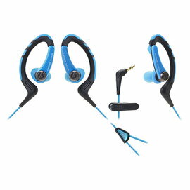 <br/><br/>  鐵三角 audio-technica ATH-SPORT1 藍色 運動型耳塞式耳機 (鐵三角公司貨)<br/><br/>