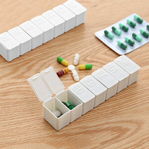 藥丸分裝盒 一周膠囊分藥盒 防潮旅行隨身藥片盒 保健食品分裝收納盒