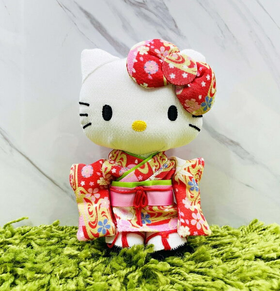 【震撼精品百貨】Hello Kitty 凱蒂貓~日本SANRIO三麗鷗 KITTY和風娃娃-紅*80266