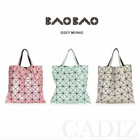 日本正品 Bao Bao Issey Miyake Lucent Color Tote 幾何粉綠亮灰三色手提托特包