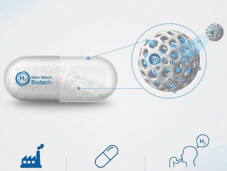 氫膠囊(每顆600mg, 30顆裝)，水素珊瑚，補充氫分子營養素及多種人體必需微量元素。