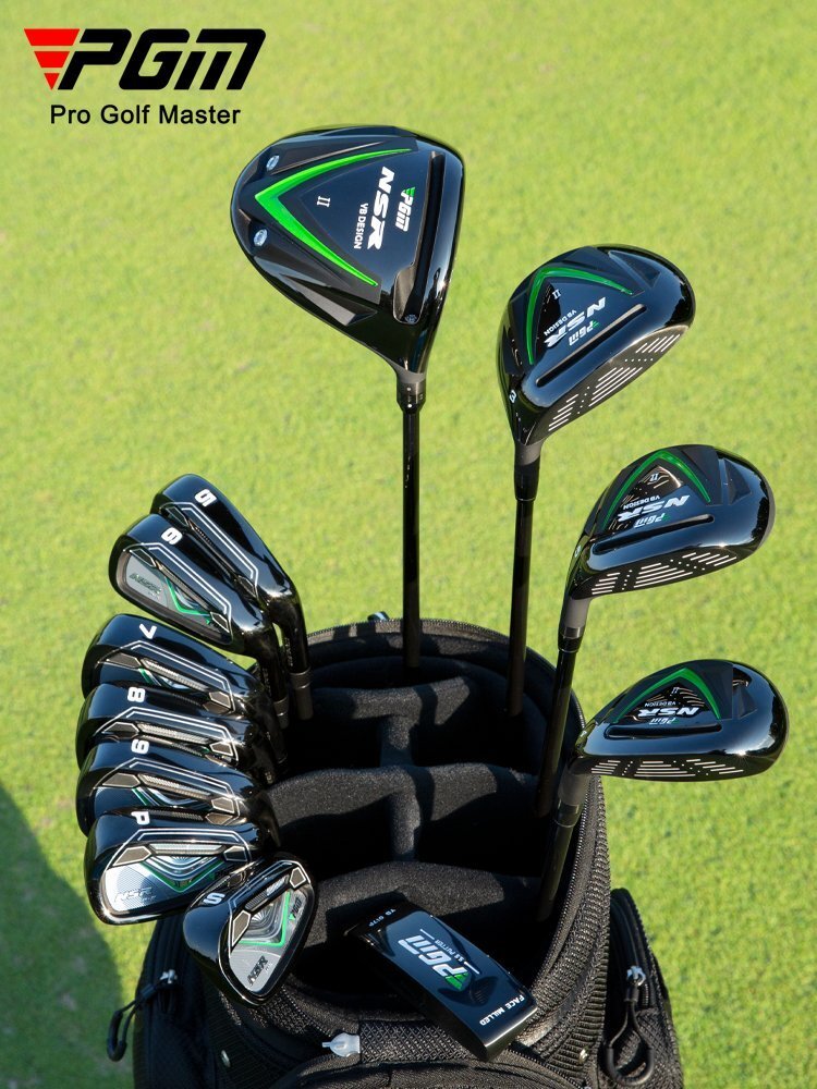 PGM 高爾夫球桿全套男士職業套桿練習球具套裝 鈦金1號木高反彈！