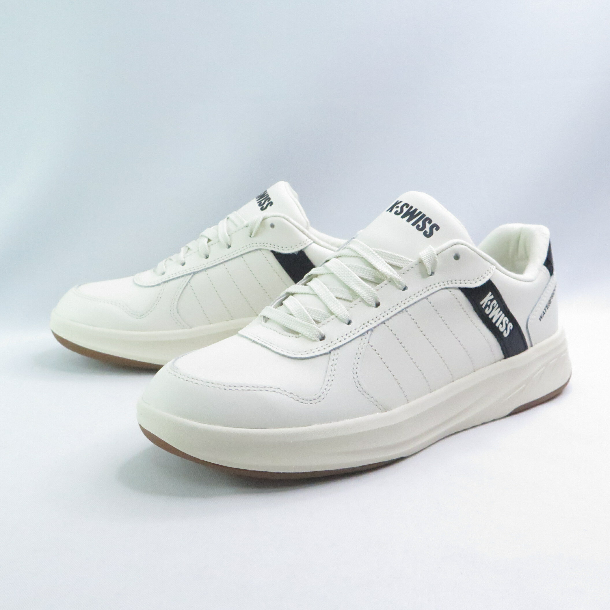 K-SWISS 09376202 Lundahl Lth WP 男休閒鞋 防潑水 白/黑【iSport愛運動】