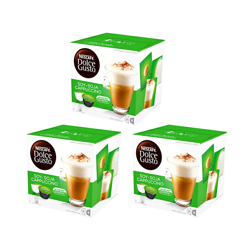 <br/><br/>  雀巢 Dolce Gusto 豆漿卡布奇諾咖啡膠囊(Soy cappucino) (3盒組，共48顆)<br/><br/>
