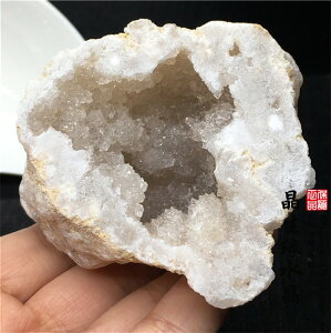 天然瑪瑙聚寶盆 白水晶 消磁 原石小原礦實物圖4