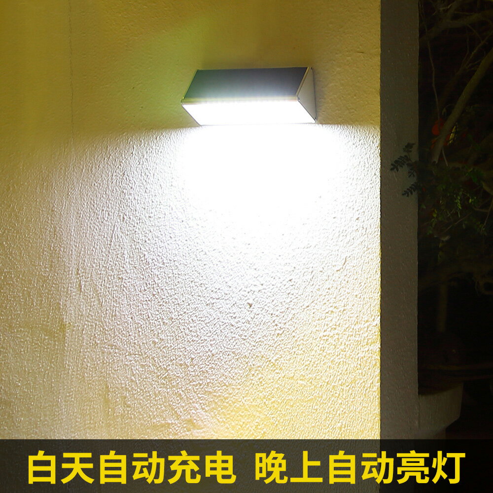 倍綠太陽能燈戶外庭院燈家用室外超亮人體感應壁燈新農村鄉村路燈