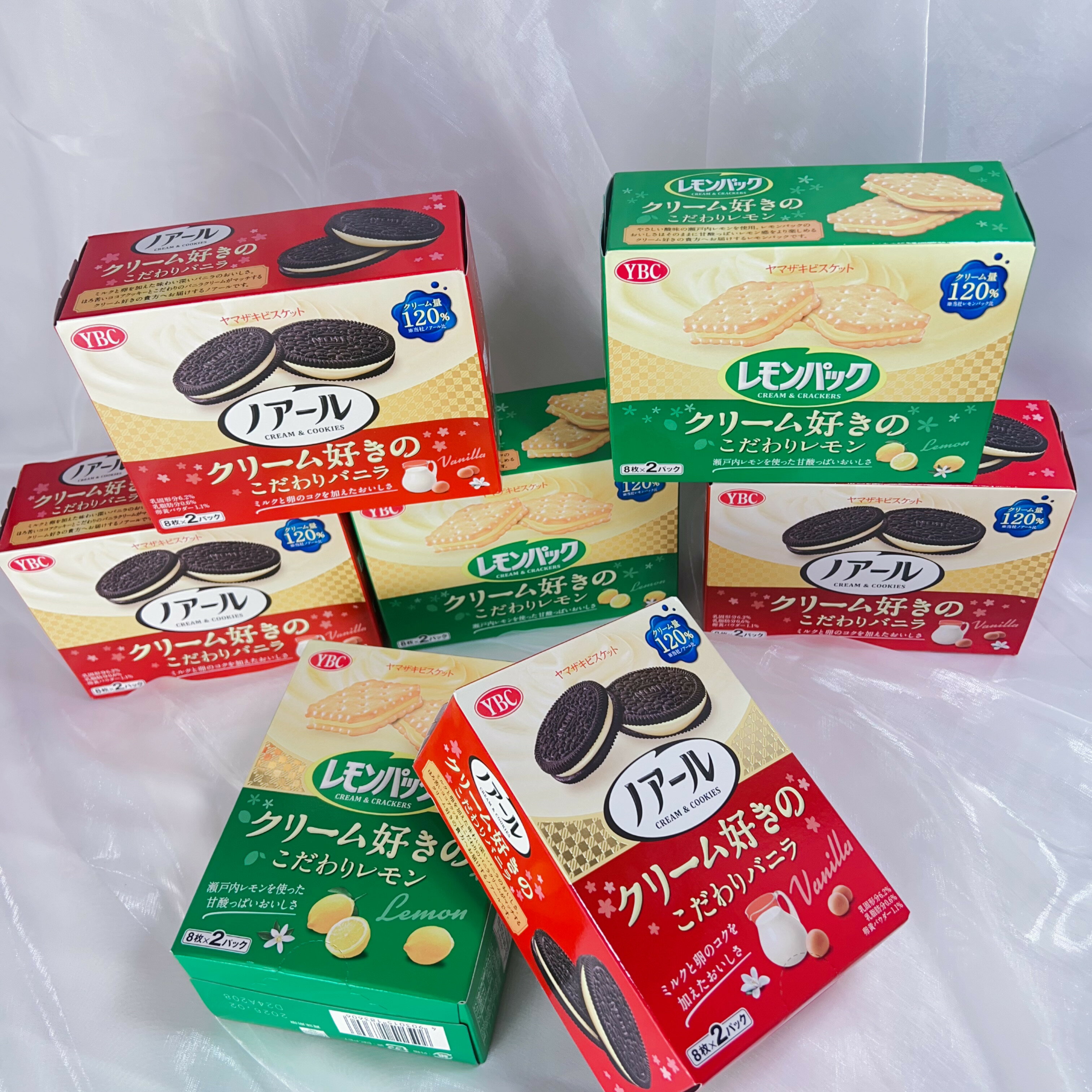現貨  YBC 超厚奶油夾心餅乾 檸檬奶油  香草奶油口味