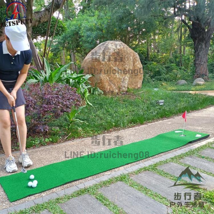 高爾夫推桿練習器室內人造迷你套裝辦公室練習地毯可定製尺寸【步行者戶外生活館】