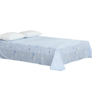 水星家紡全棉印花卡通床單床罩單件單雙人宿舍床上用品星區床單
