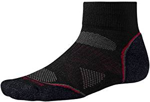 ├登山樂┤美國SMARTWOOL W PhD 無筒輕薄羊毛腳踏車襪-黑 (S-L) # SW076